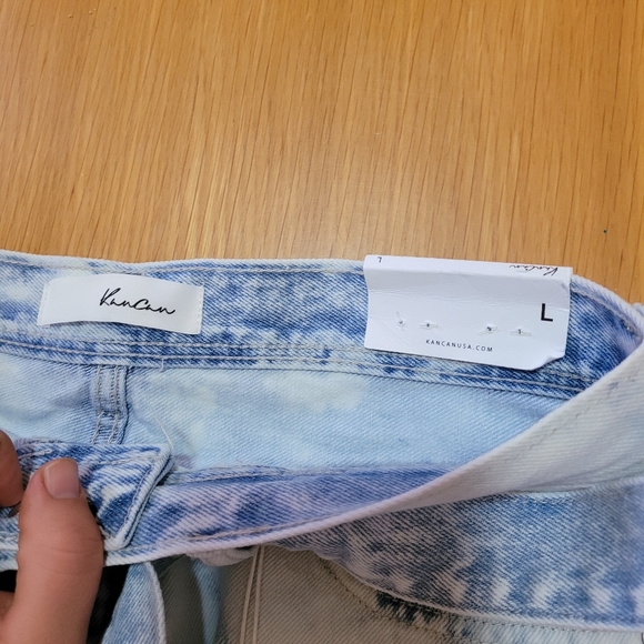 NWT light wash Jean skirt - Picture 4 of 4